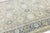 Modern Oushak Style Hand-Knotted Wool & Silk Area Rug in Soft Beige and Blue For Sale - Image 9 of 12