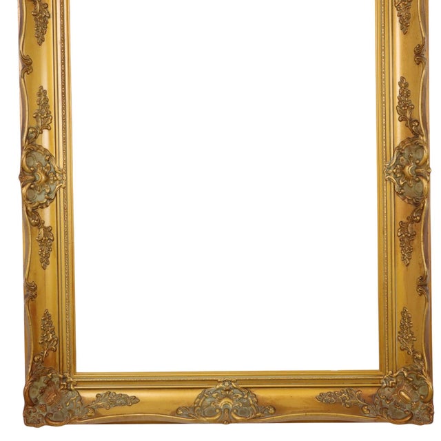 Large Baroque Style Gilt Pine Frame For Sale - Image 5 of 14