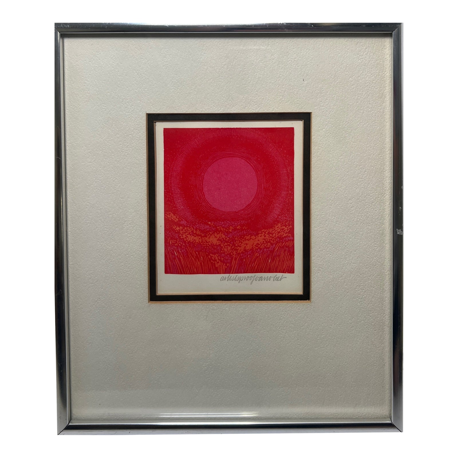 Abstract Signed Artist Proof Lithograph, Don Van Vliet Chairish