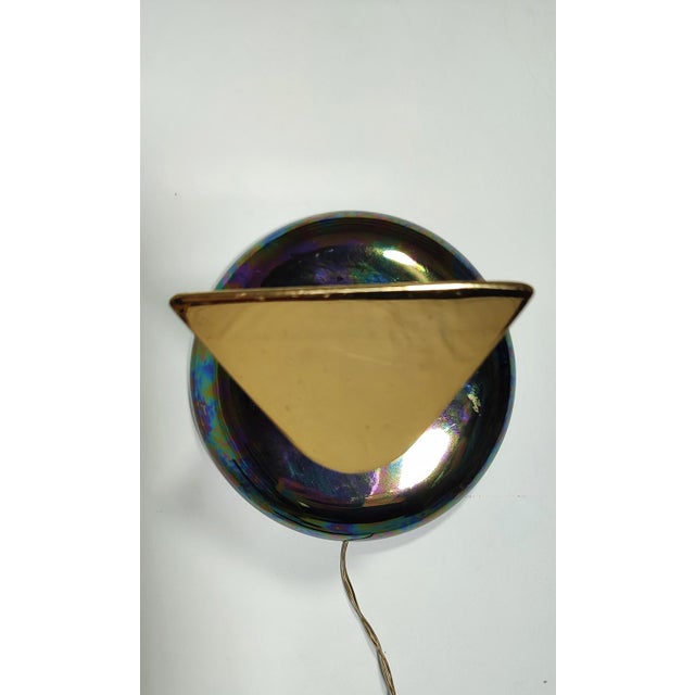 Iridescent Wall Light, Spain, 1980s For Sale - Image 14 of 14