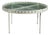 Circular Coffee Table in White Lacquered Steel and Glass Top by Janni van Pelt for Myhome, Netherlands, 1950s For Sale