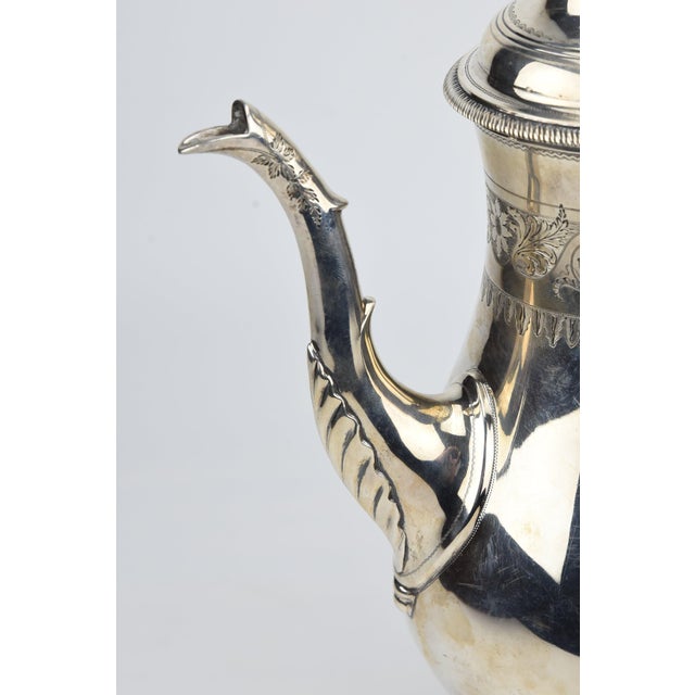 English Sterling Silver Teapot by William Bateman, London, Circa 1817 For Sale - Image 4 of 11