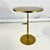 Contemporary Vintage Contemporary Modern Metal Articulating Drinks Table With Old Gold Finish. For Sale - Image 3 of 8
