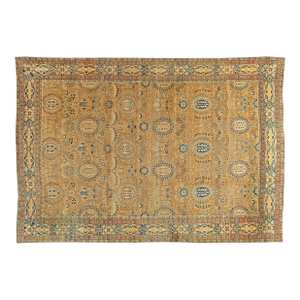 Authentic Persian Kirman Handmade Wool Carpet