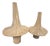 Global Views Gamma Bottle, Beige, Set of 2 For Sale