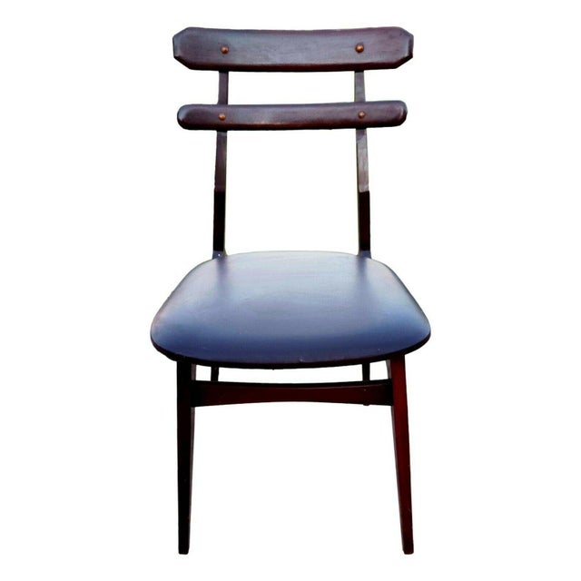 1960s Danish Chairs and Table by Ignazio Gardella for Azucena, 1960s, Set of 7 For Sale - Image 5 of 9