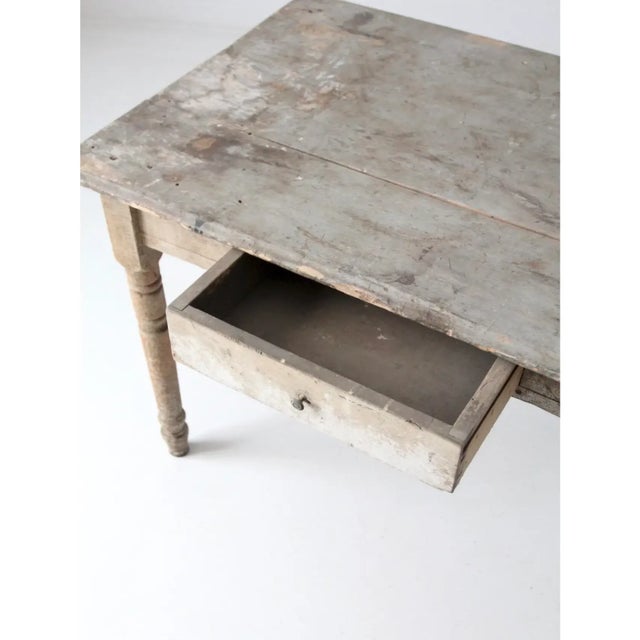 Antique Table With Drawer For Sale - Image 13 of 13