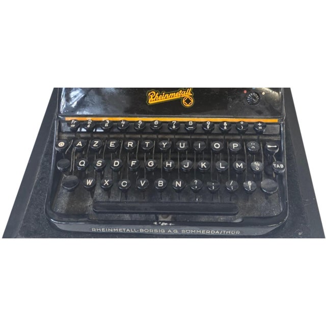 Vintage Rheinmetall Typewriter, 1940 For Sale - Image 4 of 7