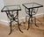 1960s MCM John Salterini Style Wrought Iron Ivy Leaf Side Tables, Pair, Indoor/Outdoor Plant Stands For Sale In Dallas - Image 6 of 9