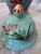 Vintage Andrea by Sadek Japanese Turquoise Floral & Bird Ginger Jar For Sale - Image 9 of 11