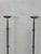 Vintage Brutalist Iron Floor Candleholders, Set of 2 For Sale - Image 4 of 10