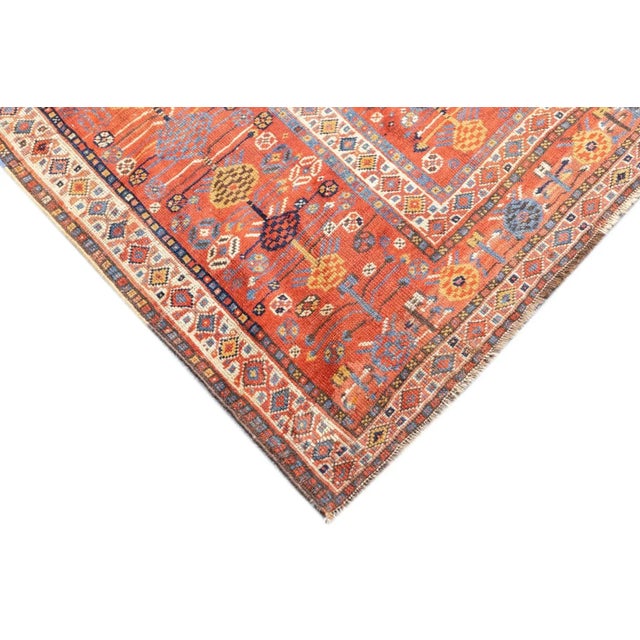 Textile Antique Khamseh Rug 6'4'' x 15'9'' For Sale - Image 7 of 12