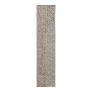 Faded Turkish Oushak Rug Runner 2'6" X 9'9"