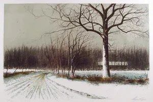 Spring Road, Wayne Cooper Lithograph, Signed and Numbered in Pencil