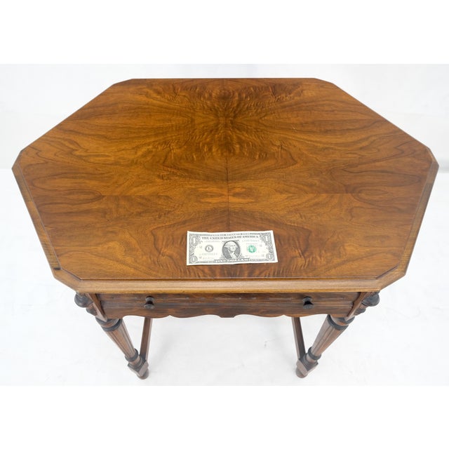 Antique c1920s Tube Radio Stunning American Walnut Cabinet Lift Top Table MINT For Sale - Image 15 of 18