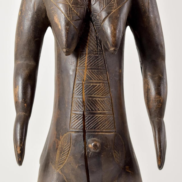 African Early 20th Century Dan Female Figure On Custom Base For Sale - Image 3 of 15