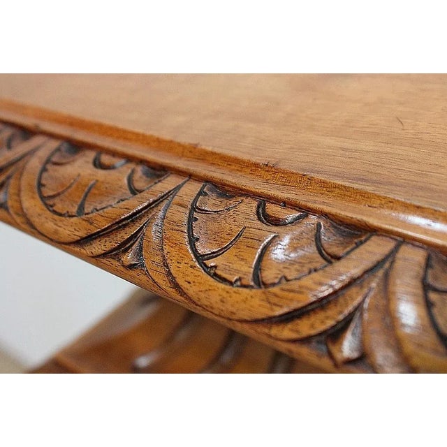 Neo-Gothic Style Solid Walnut Sheath, Late 19th Century For Sale - Image 8 of 18