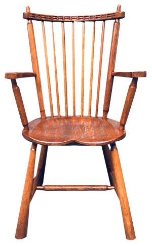 Dutch Oak Armchair Set attributed to De Ster Gelderland, Netherlands, 1960s, Set of 4