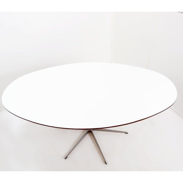 Star Base Dining Table attributed to Arne Jacobsen for Fritz Hansen, 1970s For Sale - Image 6 of 16