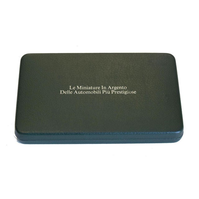 Italian 35 Silver Miniatures of Vintage Cars For Sale - Image 3 of 5