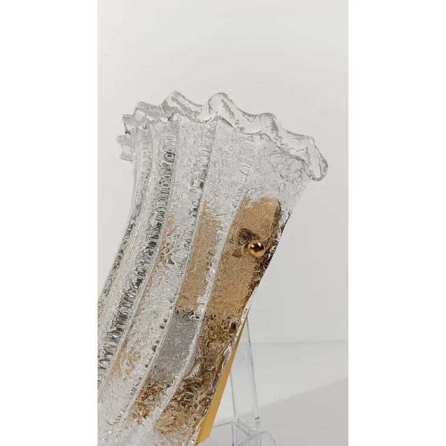 Italian Shield Sconces in Murano Graniglia Glass, 1980s, Set of 2 For Sale - Image 14 of 18