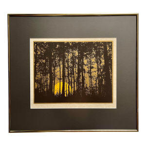 Vintage Judi & Les Hellman Signed and Numbered Limited Edition Serigraph