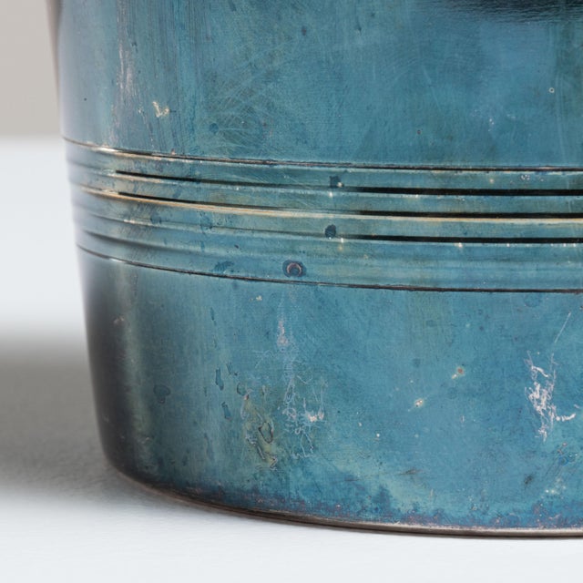 Mid 20th Century France Charcoal Silver Ice Bucket For Sale - Image 9 of 13