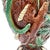 Ceramic A George Jones Majolica 'Palissy Vase' With Snake Handle, English, Ca. 1870 For Sale - Image 7 of 12