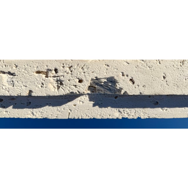 Large Composite Stone Coral Rock Modernist Wall Mirror From 70's For Sale In Miami - Image 6 of 8