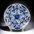 Blue and White Dutch Delft Charger Plate with Hand-Painted Floral Pattern, 18th Century For Sale - Image 9 of 9