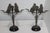 Metal Bronze Crane Candlesticks - a Pair For Sale - Image 7 of 13