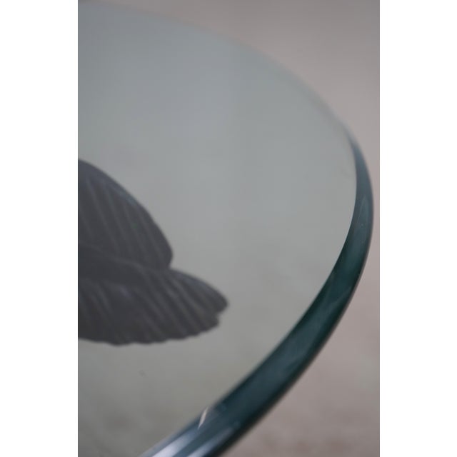 Glass Top Elephant Base Lamp or Occasional Table For Sale In Philadelphia - Image 6 of 15