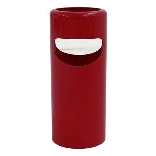 Red Birillo 1200 Umbrella Stand by Giottono Stoppino for Rexite, 1980s For Sale