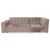 Bloom Velvet Fabric Three-Seater Light Grey Beige Taupe Sofa by Iconx Studios For Sale - Image 11 of 11
