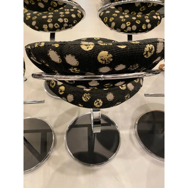 Modern Chrome Bar Stools - Set of 5 For Sale - Image 11 of 12