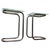Bauhaus Tubular Steel Chrome Side Tables with Glass, 1930s, Set of 2 For Sale - Image 9 of 9