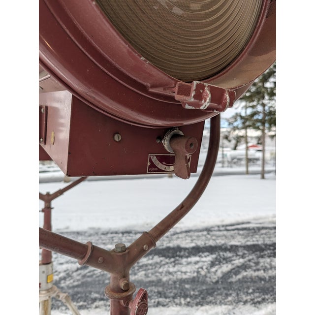 Red Mole-Richardson Stage Lights | Hollywood Studio Spotlights on Crank Stands For Sale - Image 8 of 18