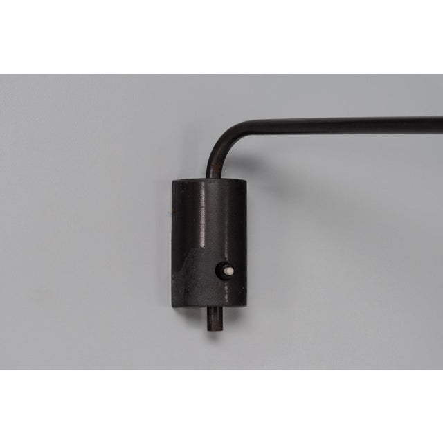 Metal 242p Wall Lamp by Robert Mathieu, France, 1957 For Sale - Image 7 of 15