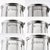 20th Century Silver Tankard Shot Cups from Walker & Hall, 1926, Set of 6 For Sale - Image 11 of 12