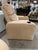 Sink into effortless comfort with this classic Barcalounger recliner, upholstered in a soft beige microfiber fabric that...