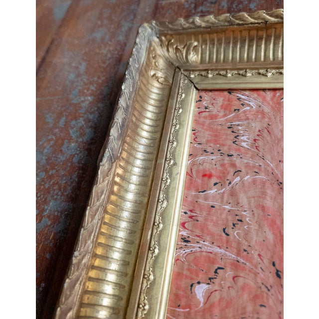 Gold 19th Century German Gilt Cove Picture Painting Frame by Theodor Metz For Sale - Image 8 of 11