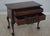 Queen Anne Antique Bench Made Philadelphia Mahogany Lowboy For Sale - Image 3 of 17