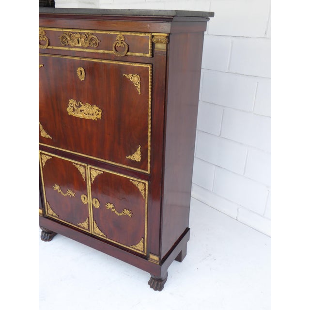 Traditional 19th Century French Empire Escritoire For Sale - Image 3 of 14