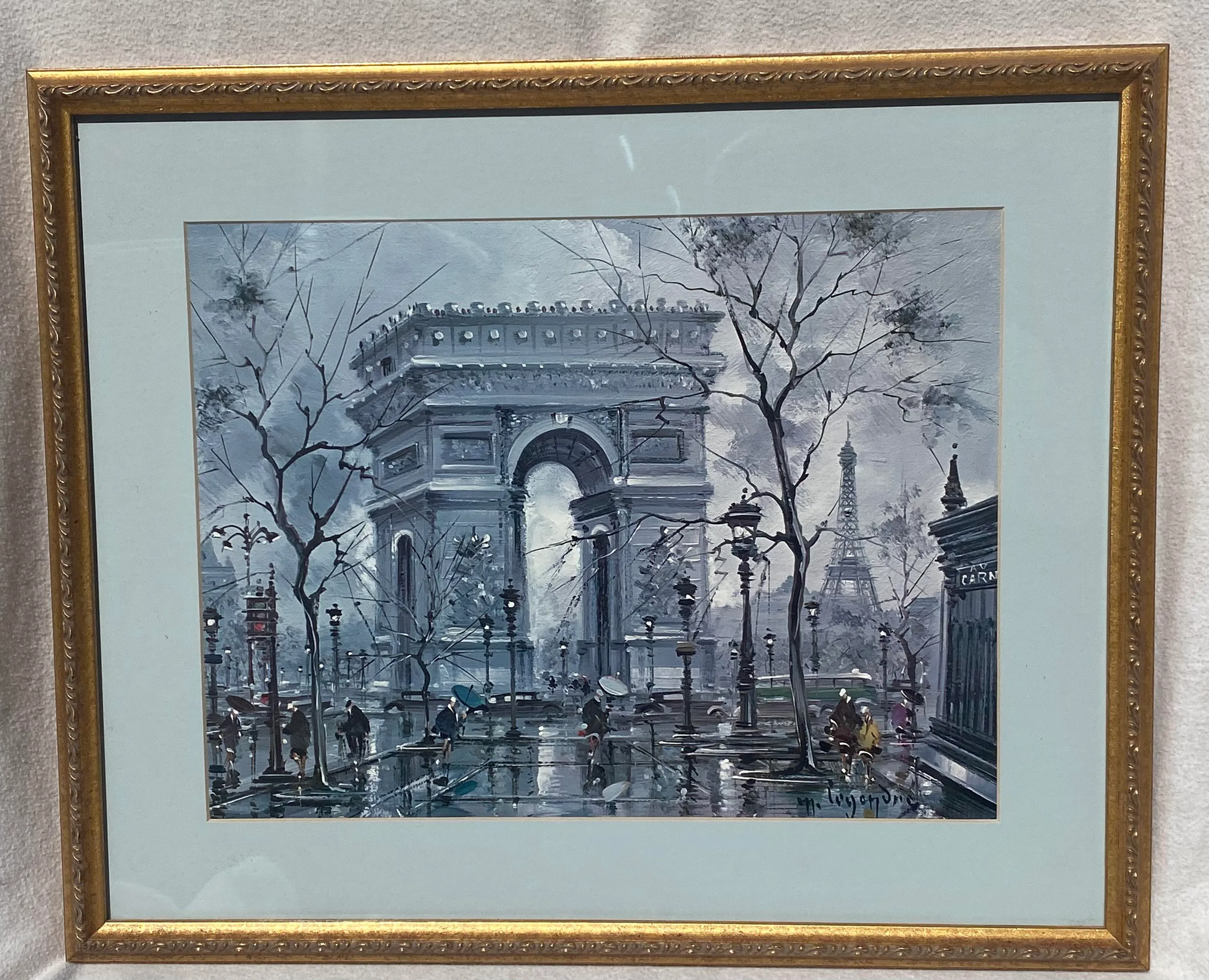 アート・デザイン・音楽 Paris C 1981-2000 Photographs Arc De Triomphe, Paris by Maurice Legendre, French Impressionist