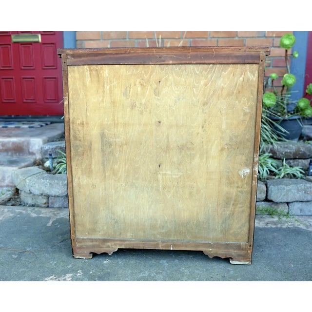 1960s 20th Century Mahogany Tansu Chest With Brass Fittings For Sale - Image 5 of 12