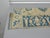 Arts & Crafts Vintage Tan and Blue Arts and Crafts Textile Fragment For Sale - Image 3 of 6