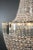 Glass Art Deco Style Crystal Empire Sac a Pearl Chrome Chandelier For Sale - Image 7 of 11