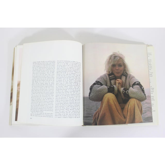 1973 Marilyn Biography Norman Mailer Monroe Raw Linen Hard Cover Coffee Table Book With Dust Jacket For Sale - Image 17 of 17