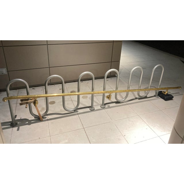 French 14’ Architectural Brass Handrail From Denver’s “Brown Palace” Circa 19th Century France For Sale - Image 3 of 13