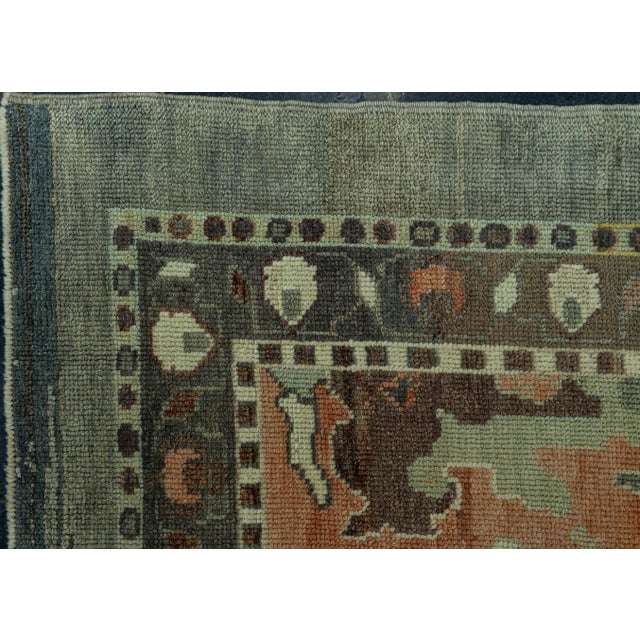 Turkish Oushak Old Wool Rug 14'7" x 19'11" #30144 For Sale - Image 4 of 8